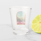 ベルリンドイツトラベルアートヴィンテージ ショットグラス (裏面)