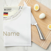 ベルリンドイツブランデンバーグゲートヴィンテージ土産 キッチンタオル (四つ折り)