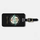 ベルリンドイツブランデンバーグゲートヴィンテージ土産 ラゲッジタグ (正面横)