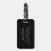 ベルリンドイツブランデンバーグゲートヴィンテージ土産 ラゲッジタグ (裏面縦)