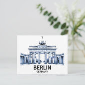 ベルリンドイツブランデンバーグゲート ポストカード (スタンド正面)