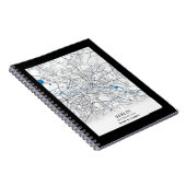 ベルリンドイツランドドイツの街の地図と旅行の愛好家 ノートブック (右側)