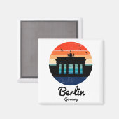 ベルリンドイツヴィンテージサンセット マグネット (正面/裏面)