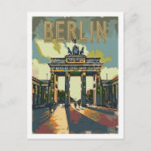 ベルリンドイツヴィンテージ有名なトラベルプレイス ポストカード (正面)