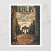 ベルリンドイツヴィンテージ有名なトラベルプレイス ポストカード (正面)
