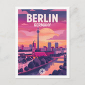 ベルリンドイツヴィンテージ有名なトラベルプレイス ポストカード (正面)