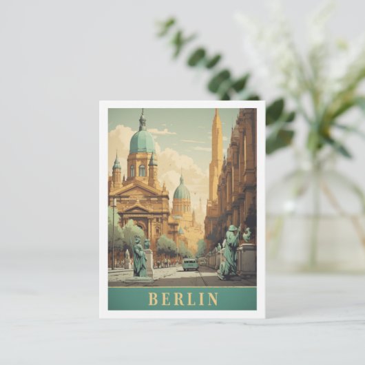 ベルリンドイツヴィンテージ有名なトラベルプレイス ポストカード (スタンド正面)