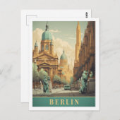 ベルリンドイツヴィンテージ有名なトラベルプレイス ポストカード (正面/裏面)
