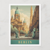 ベルリンドイツヴィンテージ有名なトラベルプレイス ポストカード (正面)
