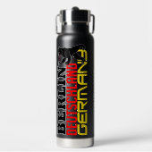ベルリンドイツ名前をカスタムする ウォーターボトル (正面)