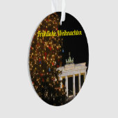 ベルリンドイツ旅行クリスマスオーナメント オーナメント (正面)