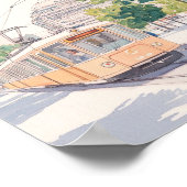 ベルリンドイツ絵を描グアッシュイラストレーション旅行P ポスター (角)