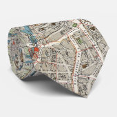 ベルリンドイツ(1905年)のヴィンテージの地図 ネクタイ (ロール)