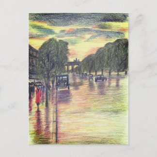 ベルリンドイツBrandenburgゲートブランデンバーガートル ポストカード