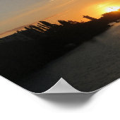 ベルリンナクトドイツフェルンセトゥルムナクトスカイライン ポスター (角)