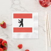 ベルリンナプキンス国旗 縁ありカクテルナプキン (インサイチュ)