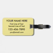 ベルリンハートラゲッジタグテンプレート，ドイツ ラゲッジタグ (裏面横)