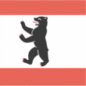 ベルリンビニールステッカー国旗 シール (正面)