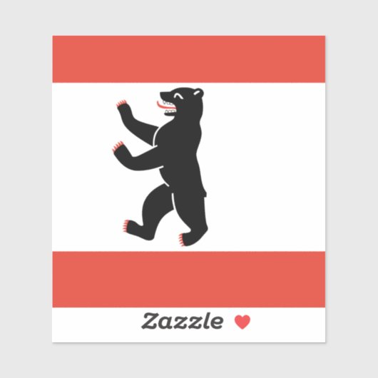 ベルリンビニールステッカー国旗 シール (シート)