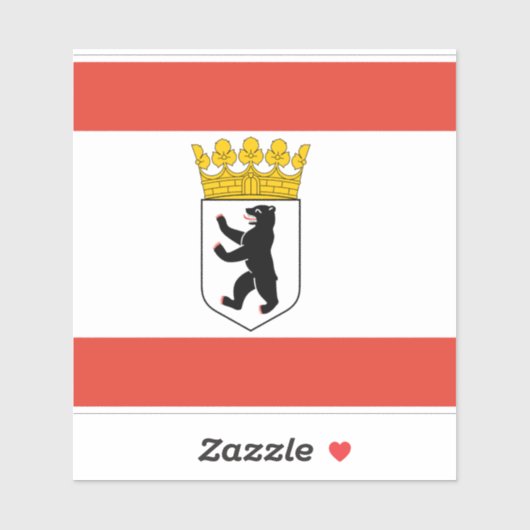 ベルリンビニールステッカー国旗 シール (シート)