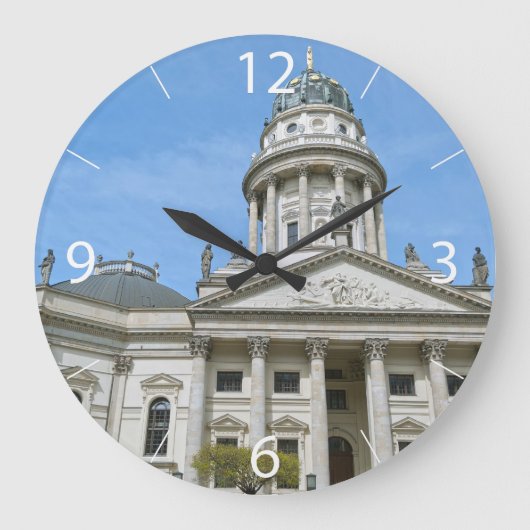 ベルリンフランスのの大聖堂 ラージ壁時計 (正面)