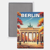 ベルリンブランデンバーグゲートドイツトラベル マグネット (正面/裏面)