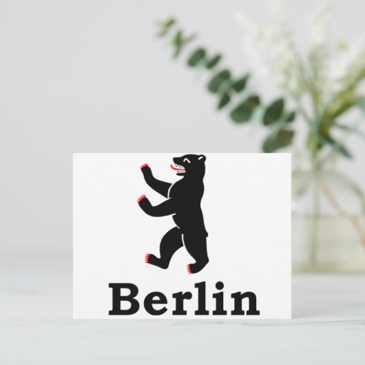 ベルリンベア ポストカード (スタンド正面)
