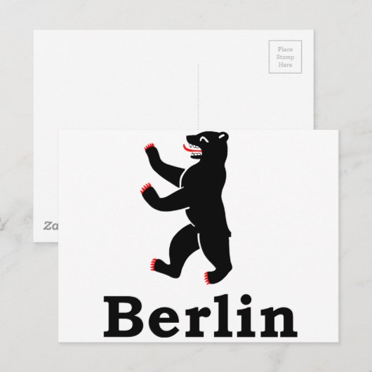 ベルリンベア ポストカード (正面/裏面)