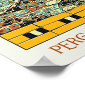 ベルリンペルガモンミュージアムイラストレーションドイツポストカ ポスター (角)