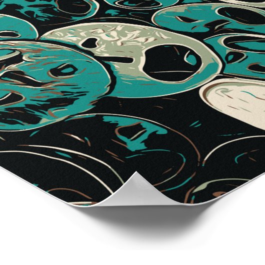 ベルリンユダヤ博物館イラストレーションドイツはがき ポスター (角)