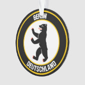ベルリンラウンドエンブレム オーナメント (正面)