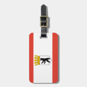 ベルリンラゲッジタグの国旗 ラゲッジタグ (正面縦)
