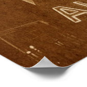 ベルリンリーベ – オレンジ ポスター (角)