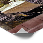 ベルリンロシアのソ連戦没者慰霊戦車T-34戦車 ポスター (角)