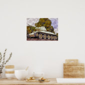 ベルリンロシアのソ連戦没者慰霊戦車T-34戦車 ポスター (キッチン)