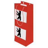 ベルリンワイン国旗抱き枕 ワインギフトバッグ (裏面アングル)