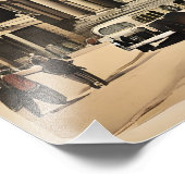 ベルリンヴィンテージのポスター フォトプリント            (角)