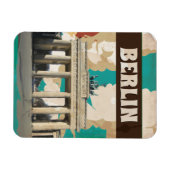 ベルリンヴィンテージ旅行ポスター マグネット (横)