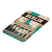 ベルリンヴィンテージ旅行ポスター マグネット (左側)