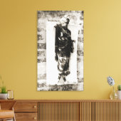 ベルリン像 |黒+白 キャンバスプリント (インサイチュ (リビング))