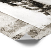 ベルリン像 |黒+白 ポスター (角)