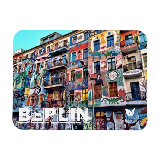 ベルリン冷蔵庫用マグネット、完璧なお土産！ マグネット (横)