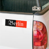 ベルリン占領軍メダルバンパーステッカー バンパーステッカー (トラック上)