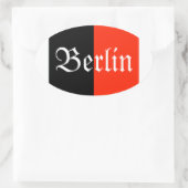 ベルリン占領軍勲章オーバルステッカー 楕円形シール (バッグ)