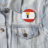 ベルリン国旗のピンバックボタン 缶バッジ (インサイチュ)