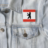 ベルリン国旗のピンバックボタン 缶バッジ (インサイチュ)