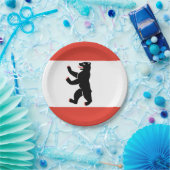 ベルリン国旗の紙プレート ペーパープレート (パーティー)