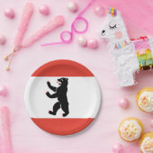 ベルリン国旗の紙プレート ペーパープレート (パーティー)