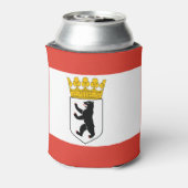 ベルリン国旗クーラーボックス 缶クーラー (缶裏面)