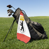 ベルリン国旗 ゴルフタオル (グリーン)